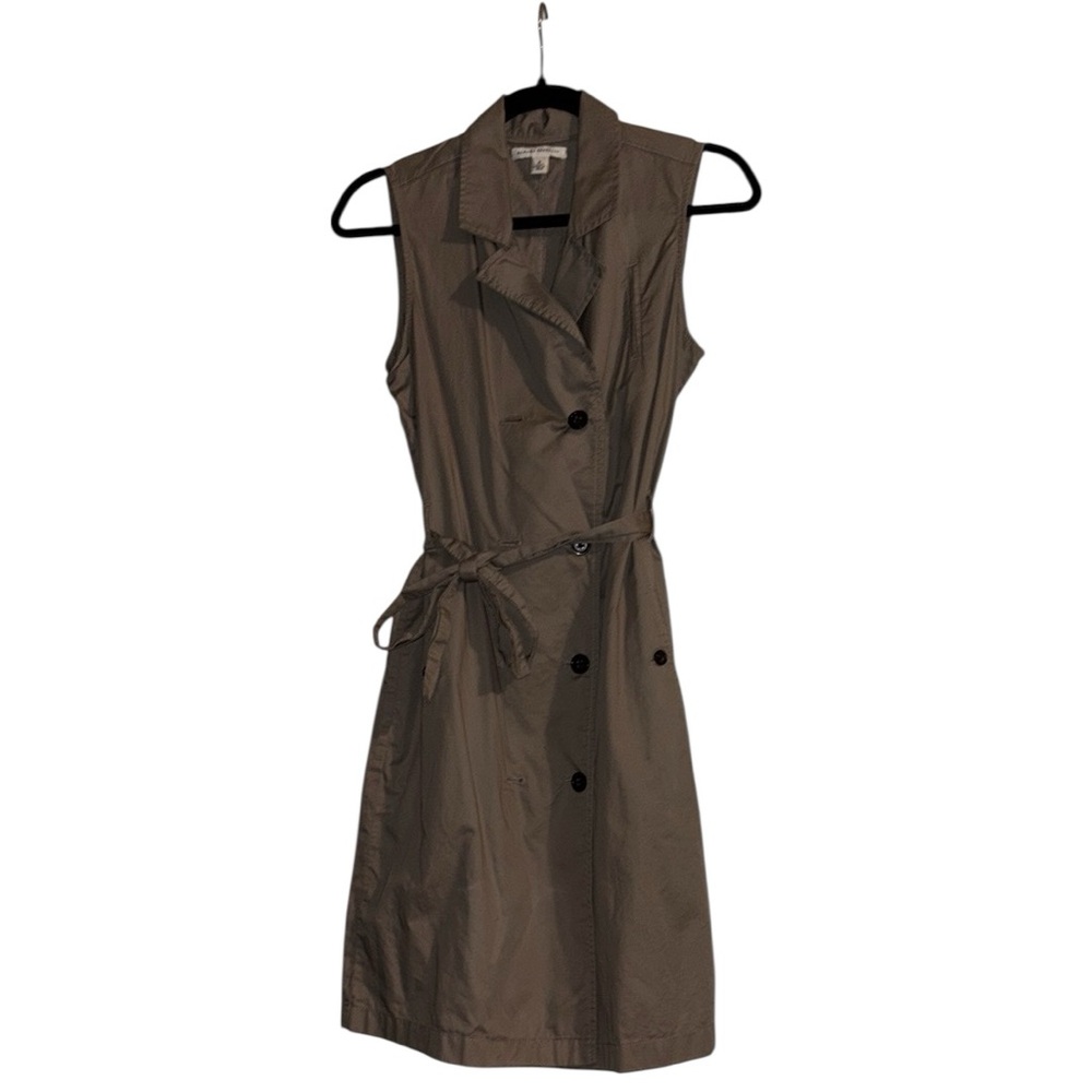 Banana Republic Dress Notched Collar Sleeveless